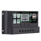 Solar Charge Controller Dual USB Automatic Identification PWM PV Panel Charger for Industry 5V 100A - Rear View