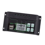 Solar Charge Controller Dual USB Automatic Identification PWM PV Panel Charger for Industry 5V 100A - Low Angle