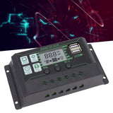 Solar Charge Controller Dual USB Automatic Identification PWM PV Panel Charger for Industry 5V 100A - Extra Image