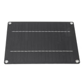 Solar Panel 10W Portable Compact Thin Waterproof Flexible Solar Charging Panel for Car Home Boat 23x17cm