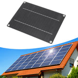Solar Panel 10W Portable Compact Thin Waterproof Flexible Solar Charging Panel for Car Home Boat 23x17cm