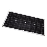 35W Solar Panel Portable USB Solar Panel Charger with Lightweight Thin Design for Vehicles Boats - Rear View