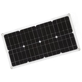 35W Solar Panel Portable USB Solar Panel Charger with Lightweight Thin Design for Vehicles Boats - Low Angle