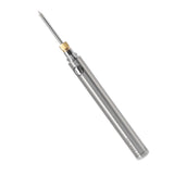 Wireless Charging Welding Pen Rechargeable Soldering Iron Tip Tool with 510 Interface Silver - Front View