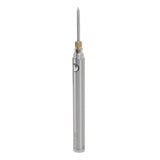 Wireless Charging Welding Pen Rechargeable Soldering Iron Tip Tool with 510 Interface Silver - Top-Down View