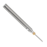 Wireless Charging Welding Pen Rechargeable Soldering Iron Tip Tool with 510 Interface Silver - Close-Up Angle