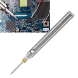 Wireless Charging Welding Pen Rechargeable Soldering Iron Tip Tool with 510 Interface Silver - Extra Image