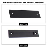 Sliding Barn Door Handle Flat Back Plate Double Sided Rectangular Black Door Pull Handle - Extra Image