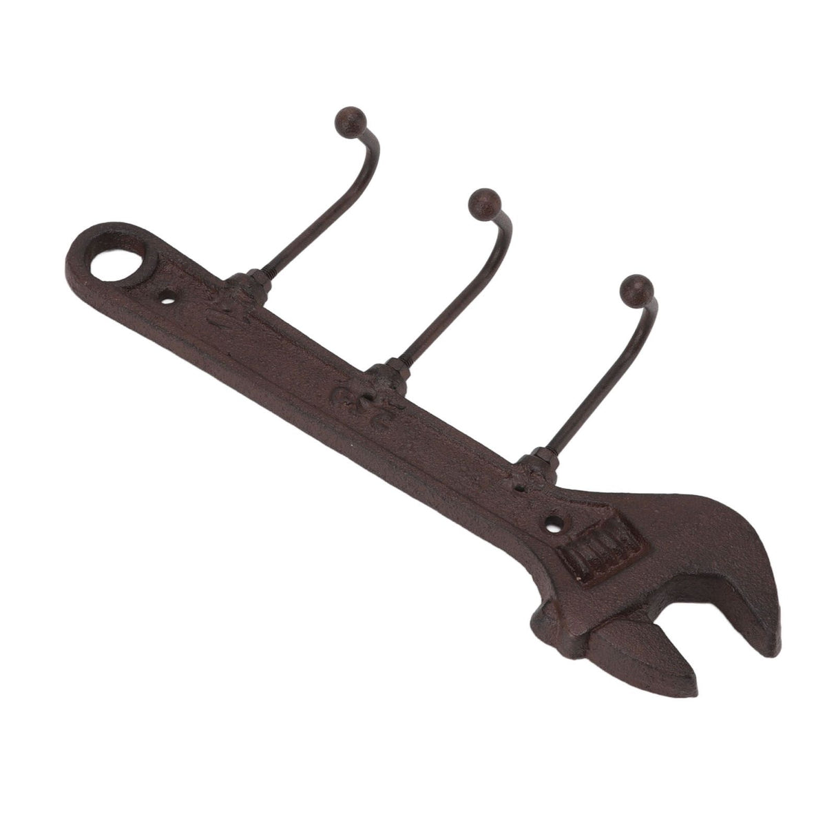 Industrial Style Hook Innovative Wall Decorative Cast Iron Hooks Clothes Hanger Pendant for Bar Entryway Wrench Shape 24x10.5x4.5cm