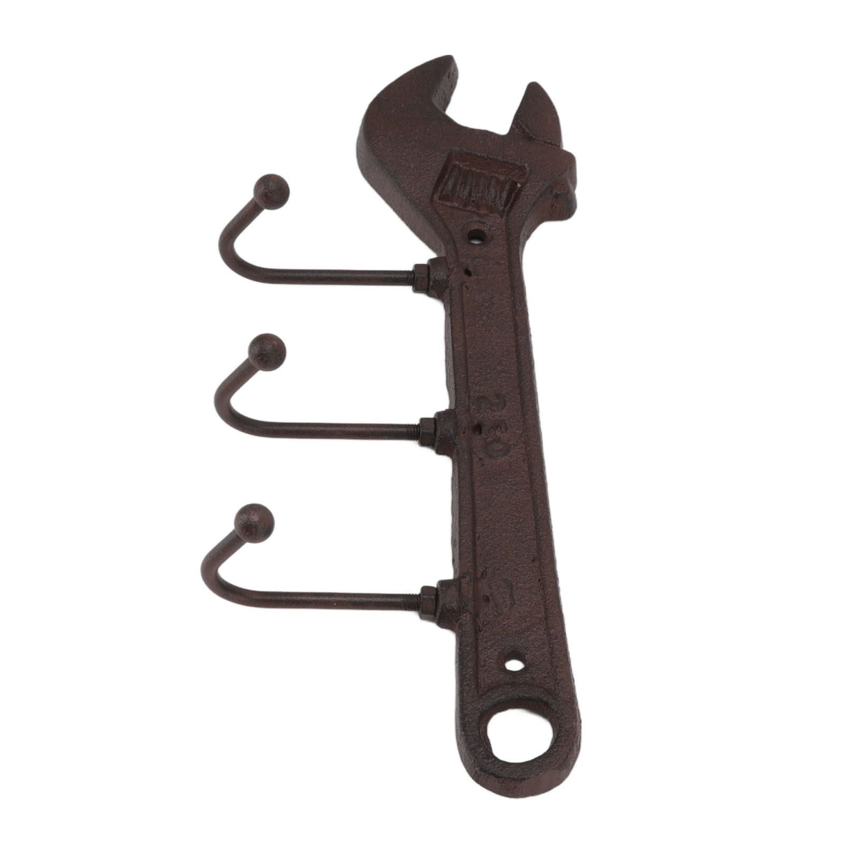 Industrial Style Hook Innovative Wall Decorative Cast Iron Hooks Clothes Hanger Pendant for Bar Entryway Wrench Shape 24x10.5x4.5cm