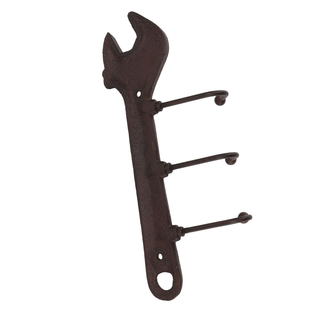 Industrial Style Hook Innovative Wall Decorative Cast Iron Hooks Clothes Hanger Pendant for Bar Entryway Wrench Shape 24x10.5x4.5cm