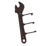 Industrial Style Hook Innovative Wall Decorative Cast Iron Hooks Clothes Hanger Pendant for Bar Entryway Wrench Shape 24x10.5x4.5cm
