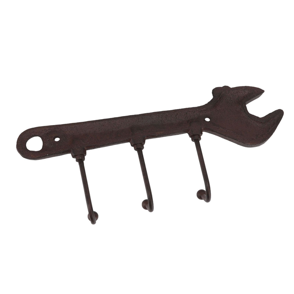 Industrial Style Hook Innovative Wall Decorative Cast Iron Hooks Clothes Hanger Pendant for Bar Entryway Wrench Shape 24x10.5x4.5cm