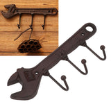 Industrial Style Hook Innovative Wall Decorative Cast Iron Hooks Clothes Hanger Pendant for Bar Entryway Wrench Shape 24x10.5x4.5cm