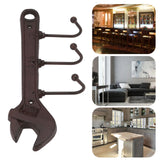 Industrial Style Hook Innovative Wall Decorative Cast Iron Hooks Clothes Hanger Pendant for Bar Entryway Wrench Shape 24x10.5x4.5cm