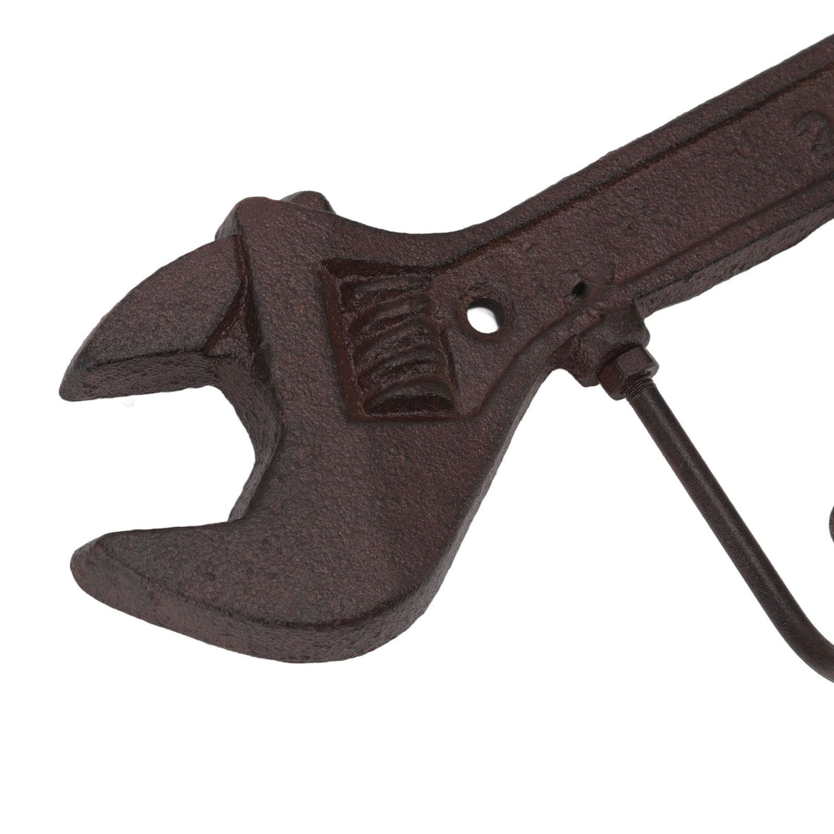 Industrial Style Hook Innovative Wall Decorative Cast Iron Hooks Clothes Hanger Pendant for Bar Entryway Wrench Shape 24x10.5x4.5cm