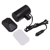 Car Heater Fan 2 in 1 Cooling Heating Car Fan Portable Windshield Defroster Defogger Black 12V