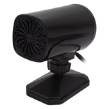 Car Heater Fan 2 in 1 Cooling Heating Car Fan Portable Windshield Defroster Defogger Black 12V