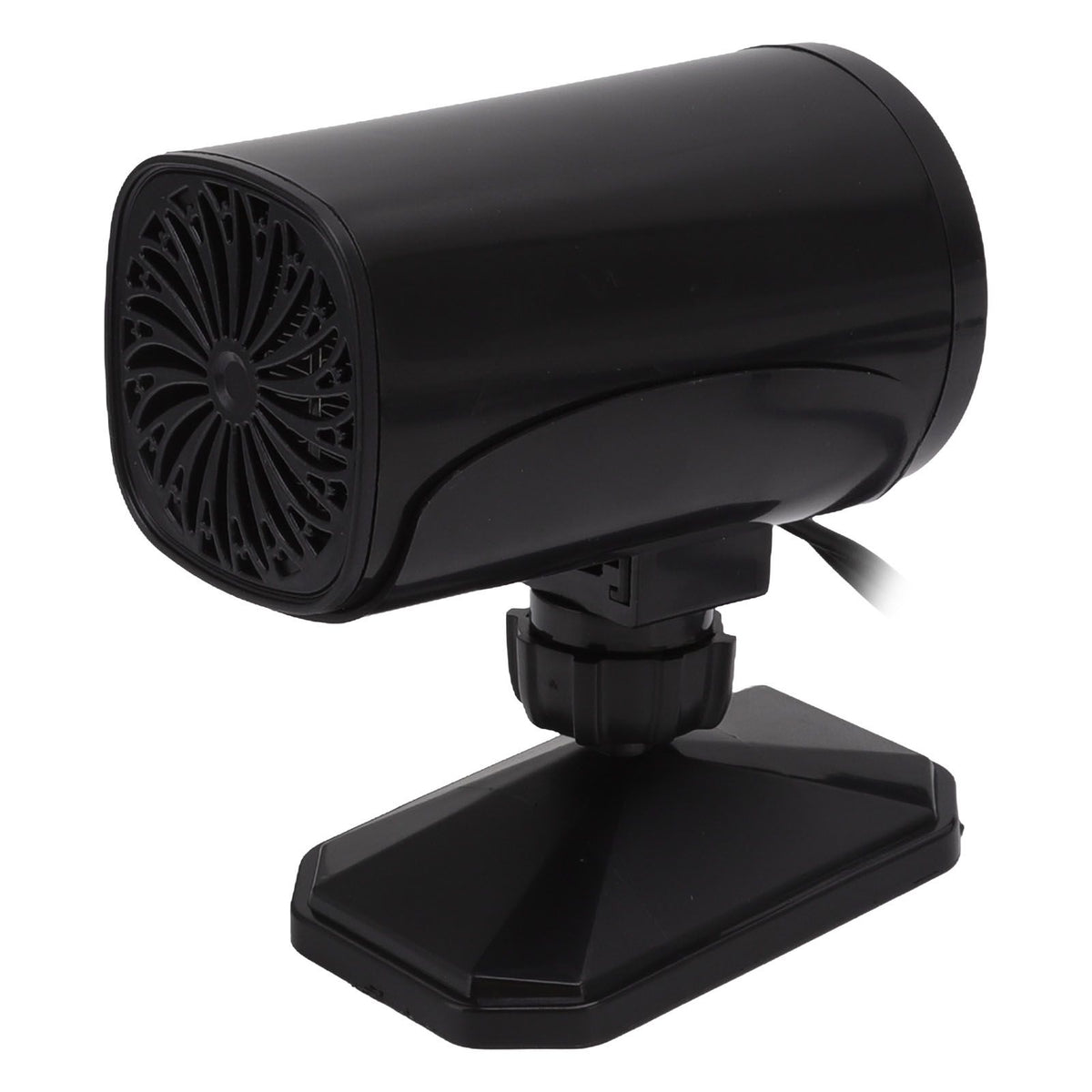 Car Heater Fan 2 in 1 Cooling Heating Car Fan Portable Windshield Defroster Defogger Black 12V