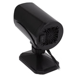 Car Heater Fan 2 in 1 Cooling Heating Car Fan Portable Windshield Defroster Defogger Black 12V - 45-Degree Angle