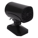 Car Heater Fan 2 in 1 Cooling Heating Car Fan Portable Windshield Defroster Defogger Black 12V