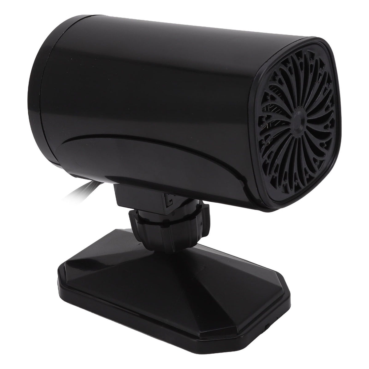 Car Heater Fan 2 in 1 Cooling Heating Car Fan Portable Windshield Defroster Defogger Black 12V