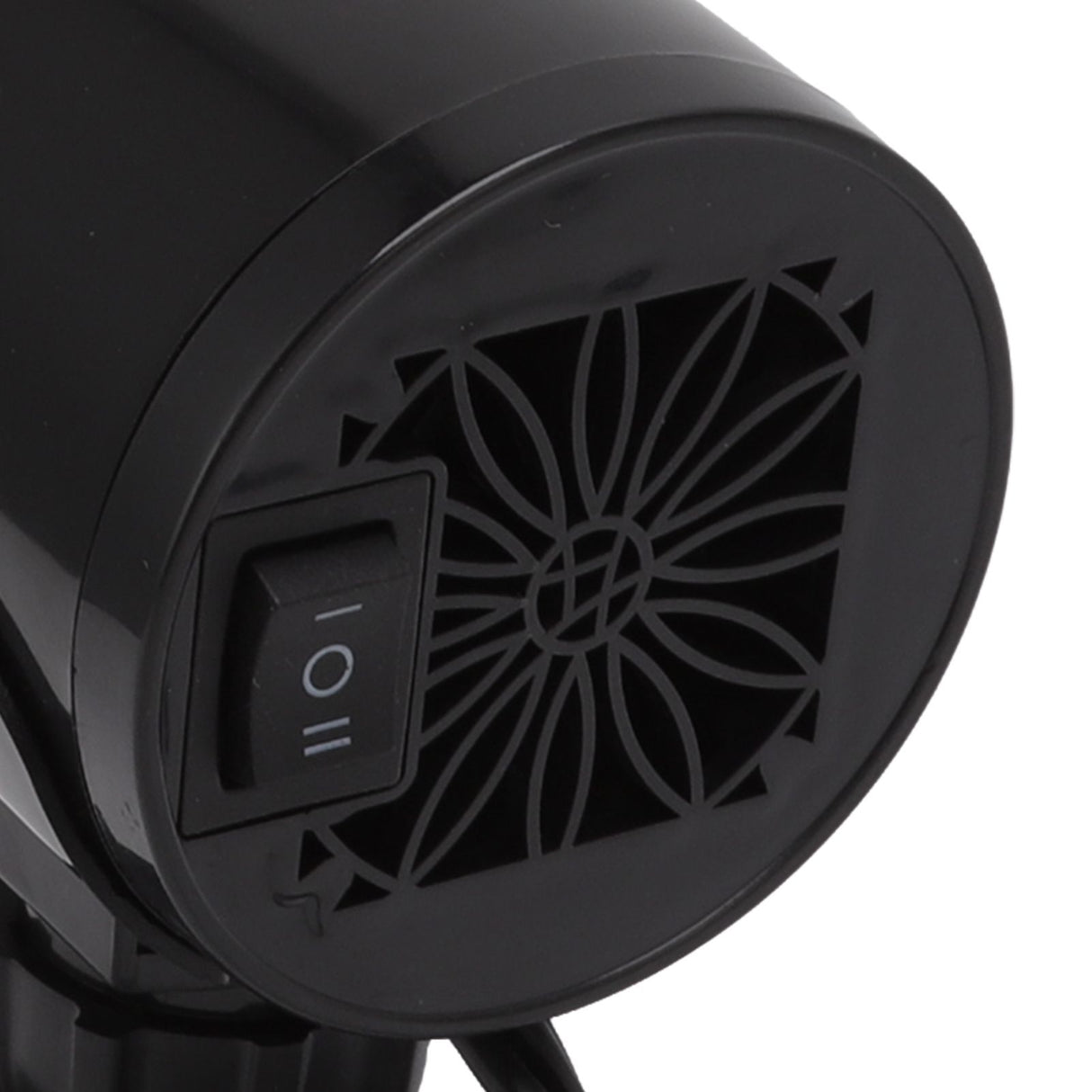 Car Heater Fan 2 in 1 Cooling Heating Car Fan Portable Windshield Defroster Defogger Black 12V
