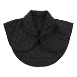 Shoulder Heating Pad Cold Proof Polyester Fiber USB Power Supply Unisex Electric Heated Shawl for Winter Black - Front View