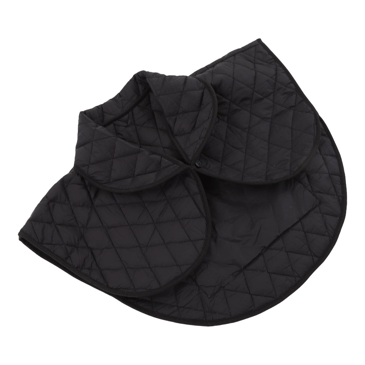 Shoulder Heating Pad Cold Proof Polyester Fiber USB Power Supply Unisex Electric Heated Shawl for Winter Black