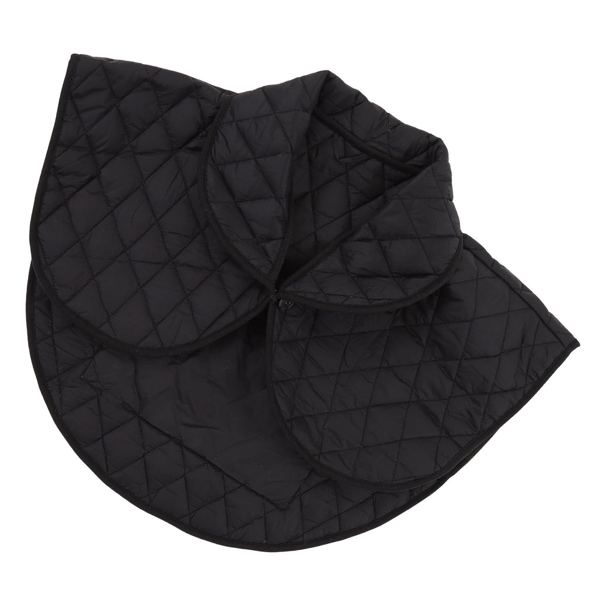 Shoulder Heating Pad Cold Proof Polyester Fiber USB Power Supply Unisex Electric Heated Shawl for Winter Black