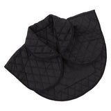 Shoulder Heating Pad Cold Proof Polyester Fiber USB Power Supply Unisex Electric Heated Shawl for Winter Black