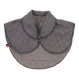 Shoulder Heating Pad Cold Proof Polyester Fiber USB Power Supply Unisex Electric Heated Shawl for Winter Grey - Front View