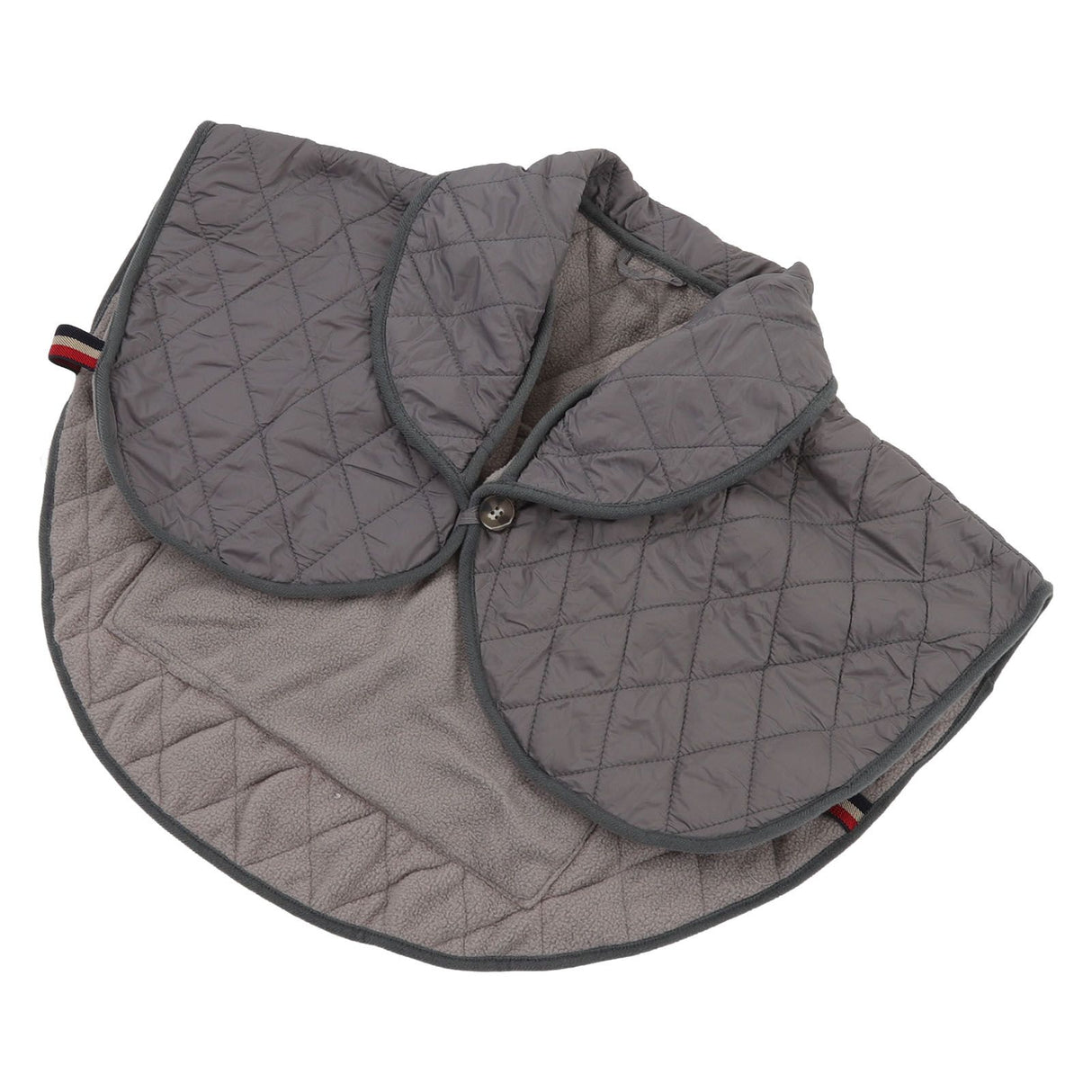 Shoulder Heating Pad Cold Proof Polyester Fiber USB Power Supply Unisex Electric Heated Shawl for Winter Grey