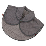 Shoulder Heating Pad Cold Proof Polyester Fiber USB Power Supply Unisex Electric Heated Shawl for Winter Grey