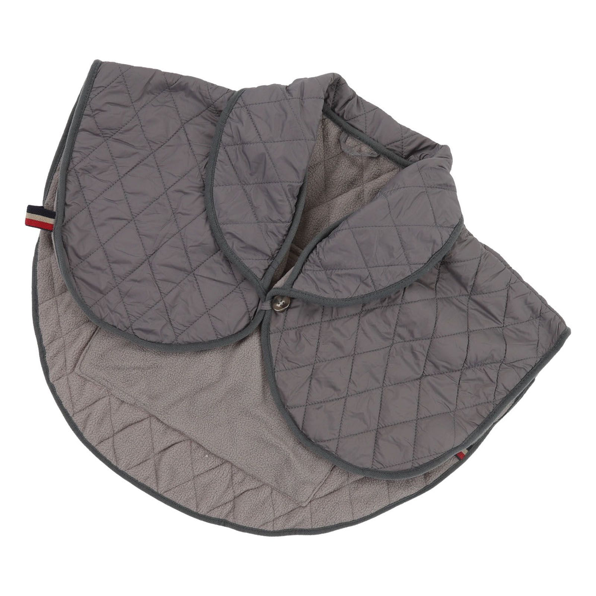 Shoulder Heating Pad Cold Proof Polyester Fiber USB Power Supply Unisex Electric Heated Shawl for Winter Grey