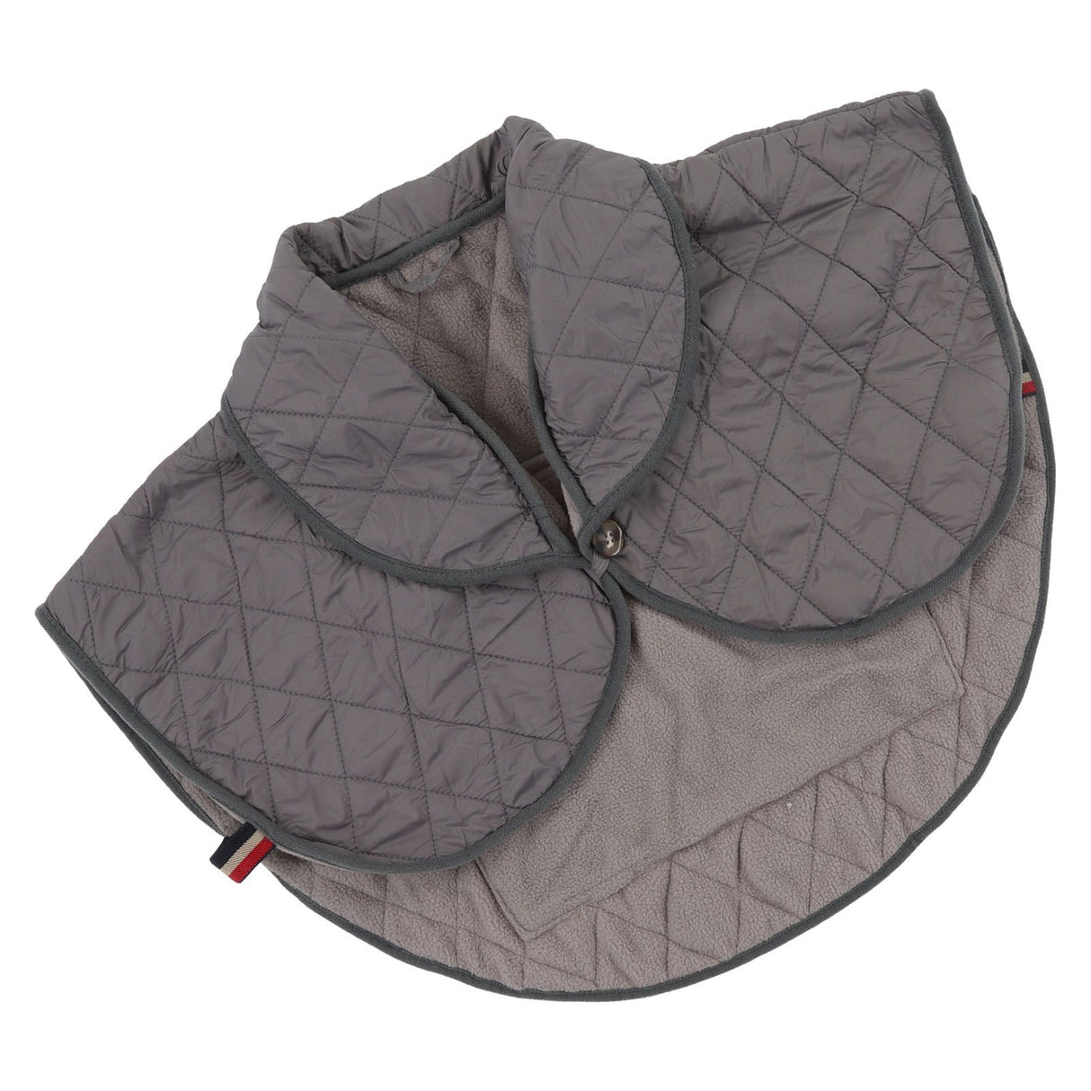 Shoulder Heating Pad Cold Proof Polyester Fiber USB Power Supply Unisex Electric Heated Shawl for Winter Grey