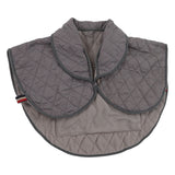 Shoulder Heating Pad Cold Proof Polyester Fiber USB Power Supply Unisex Electric Heated Shawl for Winter Grey