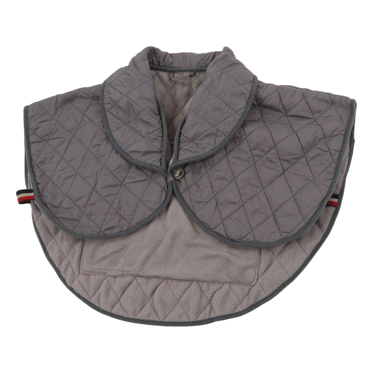 Shoulder Heating Pad Cold Proof Polyester Fiber USB Power Supply Unisex Electric Heated Shawl for Winter Grey