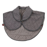 Shoulder Heating Pad Cold Proof Polyester Fiber USB Power Supply Unisex Electric Heated Shawl for Winter Grey - Low Angle