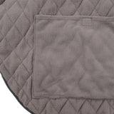Shoulder Heating Pad Cold Proof Polyester Fiber USB Power Supply Unisex Electric Heated Shawl for Winter Grey - Extra Image