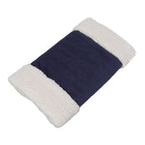 Portable Heated Hand Muff Plush Thickened Heated Hand Warmer Pouch USB Rechargeable Electric Heater for Autumn Winter Warm 10W 5V Dark Blue