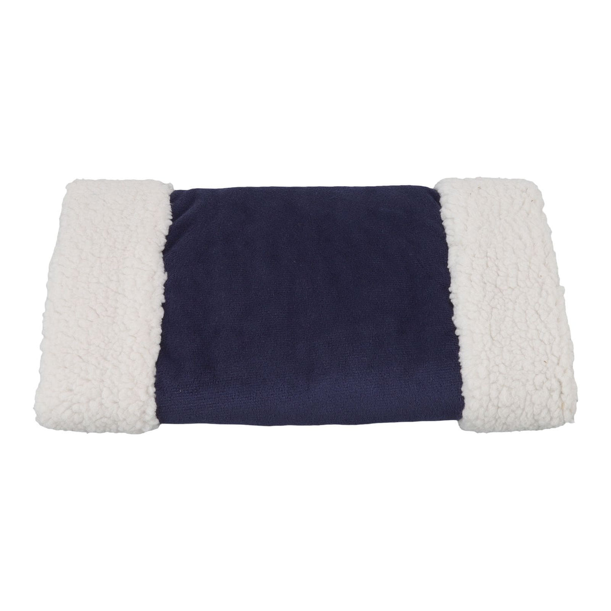 Portable Heated Hand Muff Plush Thickened Heated Hand Warmer Pouch USB Rechargeable Electric Heater for Autumn Winter Warm 10W 5V Dark Blue
