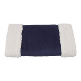 Portable Heated Hand Muff Plush Thickened Heated Hand Warmer Pouch USB Rechargeable Electric Heater for Autumn Winter Warm 10W 5V Dark Blue