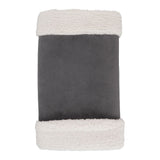 Portable Heated Hand Muff Plush Thickened Heated Hand Warmer Pouch USB Rechargeable Electric Heater for Autumn Winter Warm 10W 5V Gary - Side View