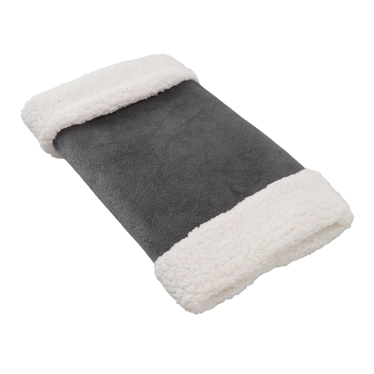 Portable Heated Hand Muff Plush Thickened Heated Hand Warmer Pouch USB Rechargeable Electric Heater for Autumn Winter Warm 10W 5V Gary