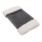 Portable Heated Hand Muff Plush Thickened Heated Hand Warmer Pouch USB Rechargeable Electric Heater for Autumn Winter Warm 10W 5V Gary - Rear View