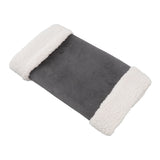 Portable Heated Hand Muff Plush Thickened Heated Hand Warmer Pouch USB Rechargeable Electric Heater for Autumn Winter Warm 10W 5V Gary - Close-Up Angle