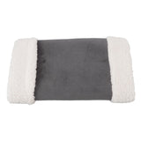 Portable Heated Hand Muff Plush Thickened Heated Hand Warmer Pouch USB Rechargeable Electric Heater for Autumn Winter Warm 10W 5V Gary - Low Angle