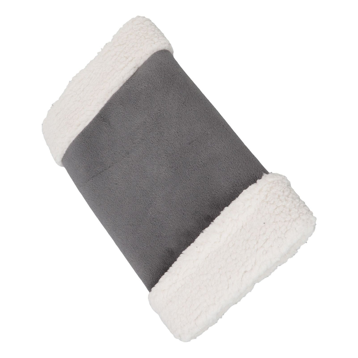 Portable Heated Hand Muff Plush Thickened Heated Hand Warmer Pouch USB Rechargeable Electric Heater for Autumn Winter Warm 10W 5V Gary