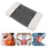 Portable Heated Hand Muff Plush Thickened Heated Hand Warmer Pouch USB Rechargeable Electric Heater for Autumn Winter Warm 10W 5V Gary - Extra Image